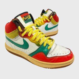 Nike Court Force High - Rasta/Reggae Colorway (Mid-2000s) Womens sz 9US 40.5EUR